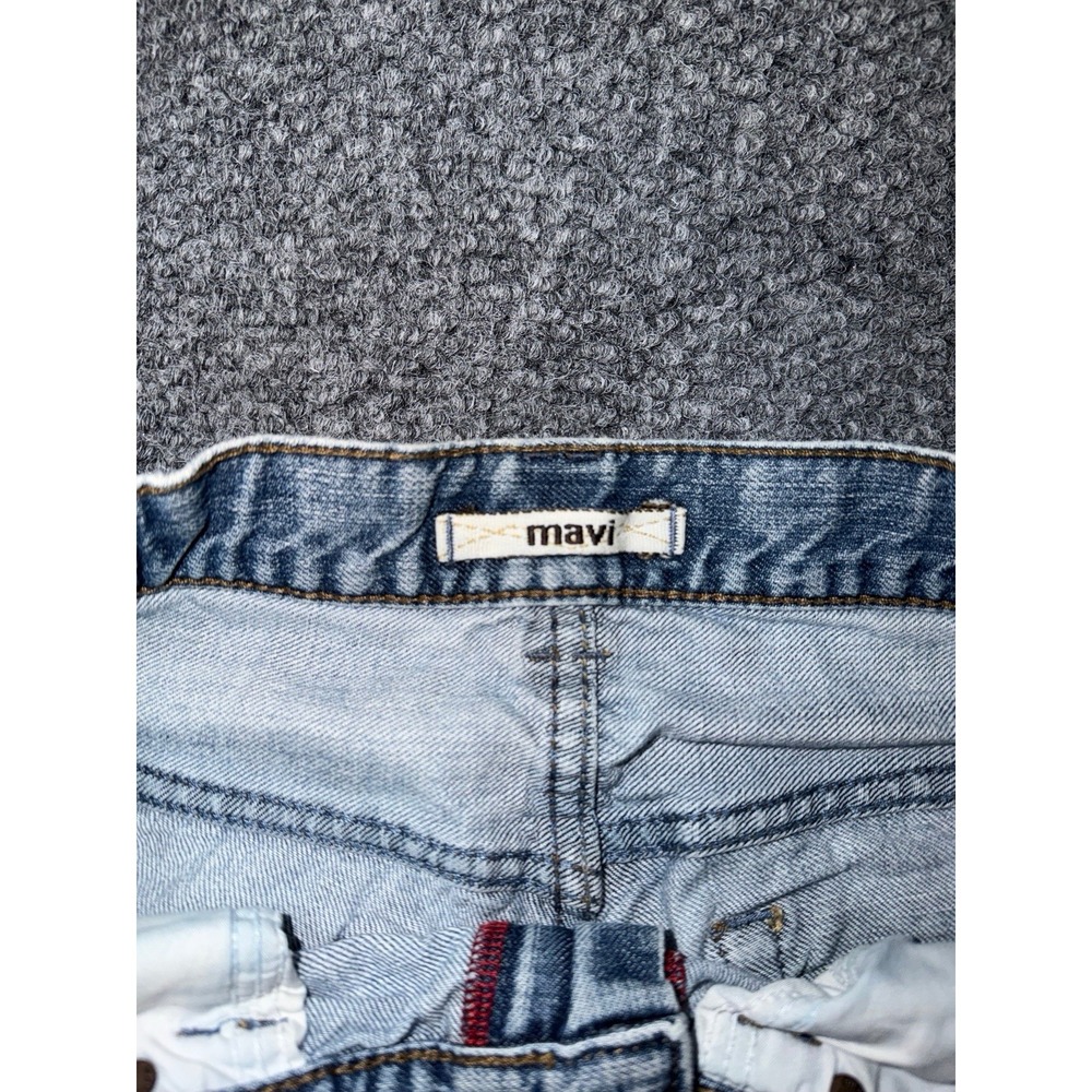 Mavi Men's Light Blue Light Wash Straight Denim Jeans Regular Fit Cotton 31x30 - Picture 4 of 10